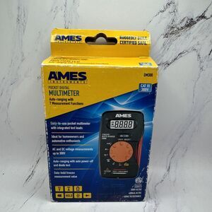Ames Instruments Pocket Digital Multi Meter DM300 NEW